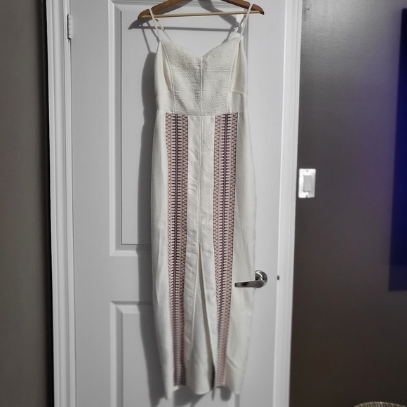 * SOLD * Bohemian White Maxi Dress - Picture 7 of 10